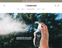 Tablet Screenshot of mancaveinc.com